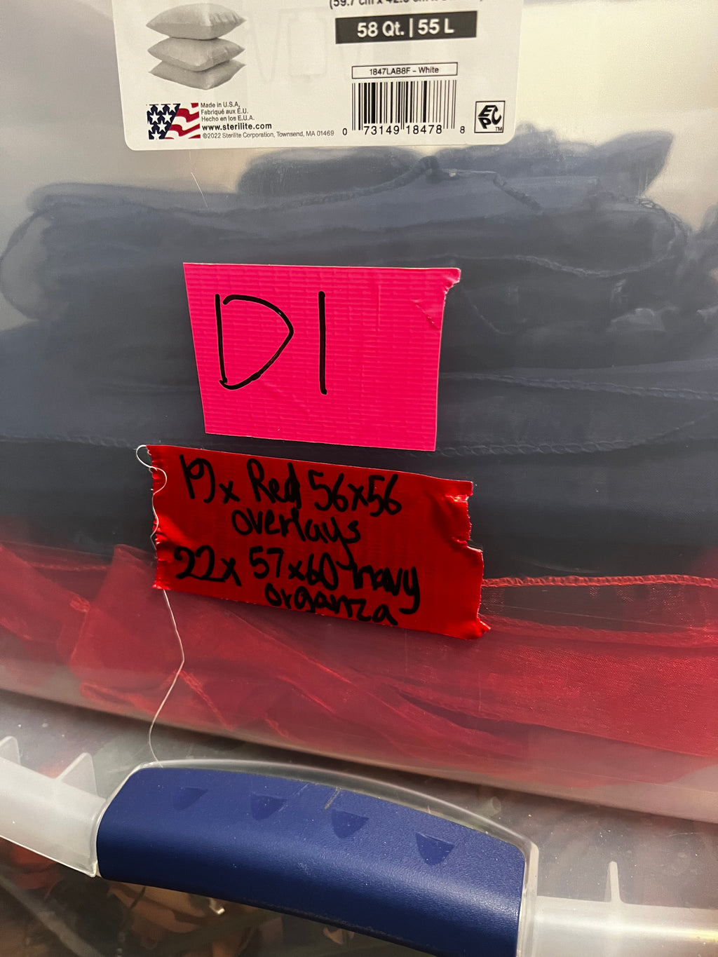 19xRed & 22xNavy Overlays