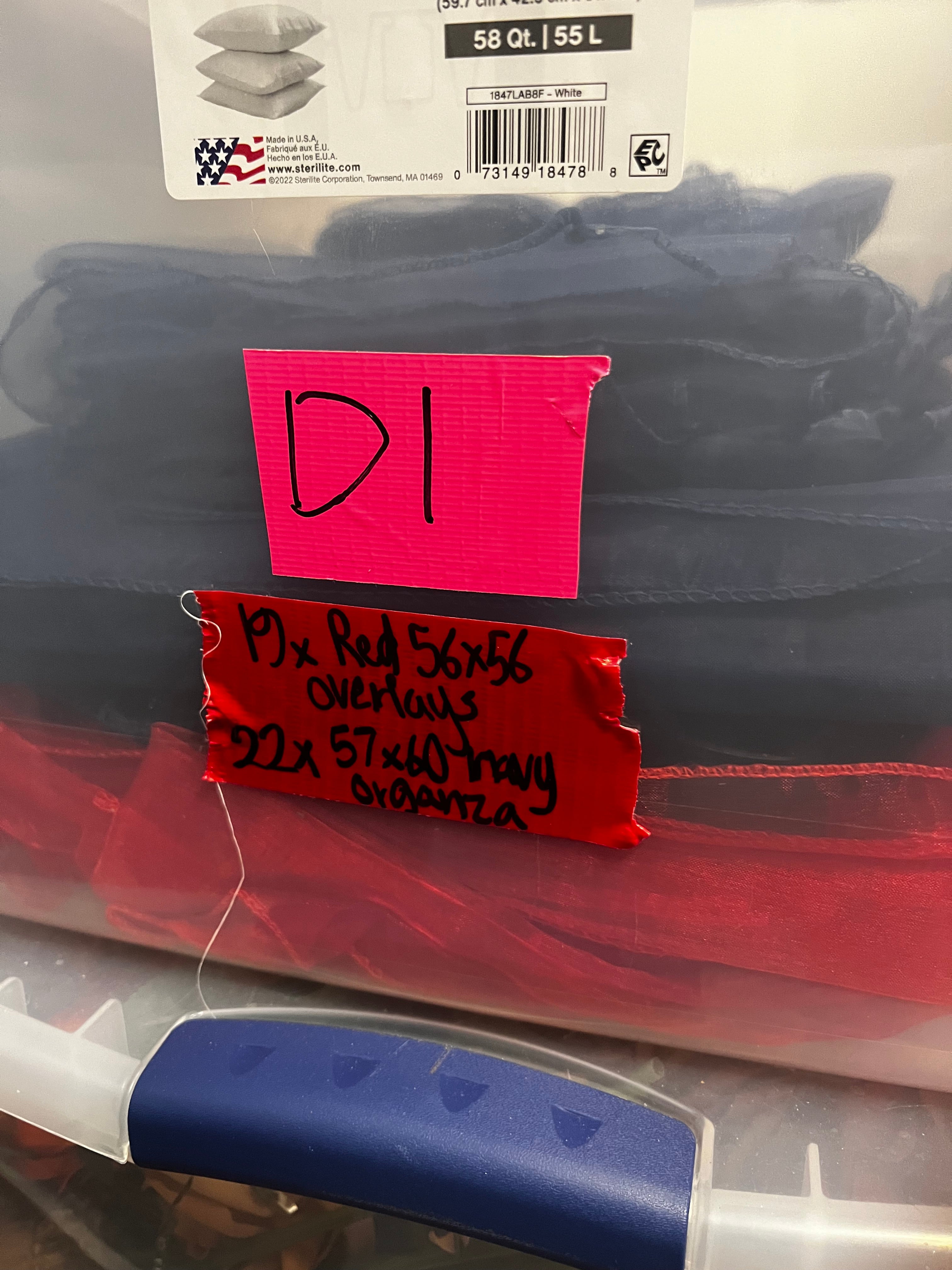 19xRed & 22xNavy Overlays