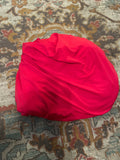 6 ft Red Fitted Poly Tablecloth
