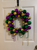 Mardi Gras Wreath