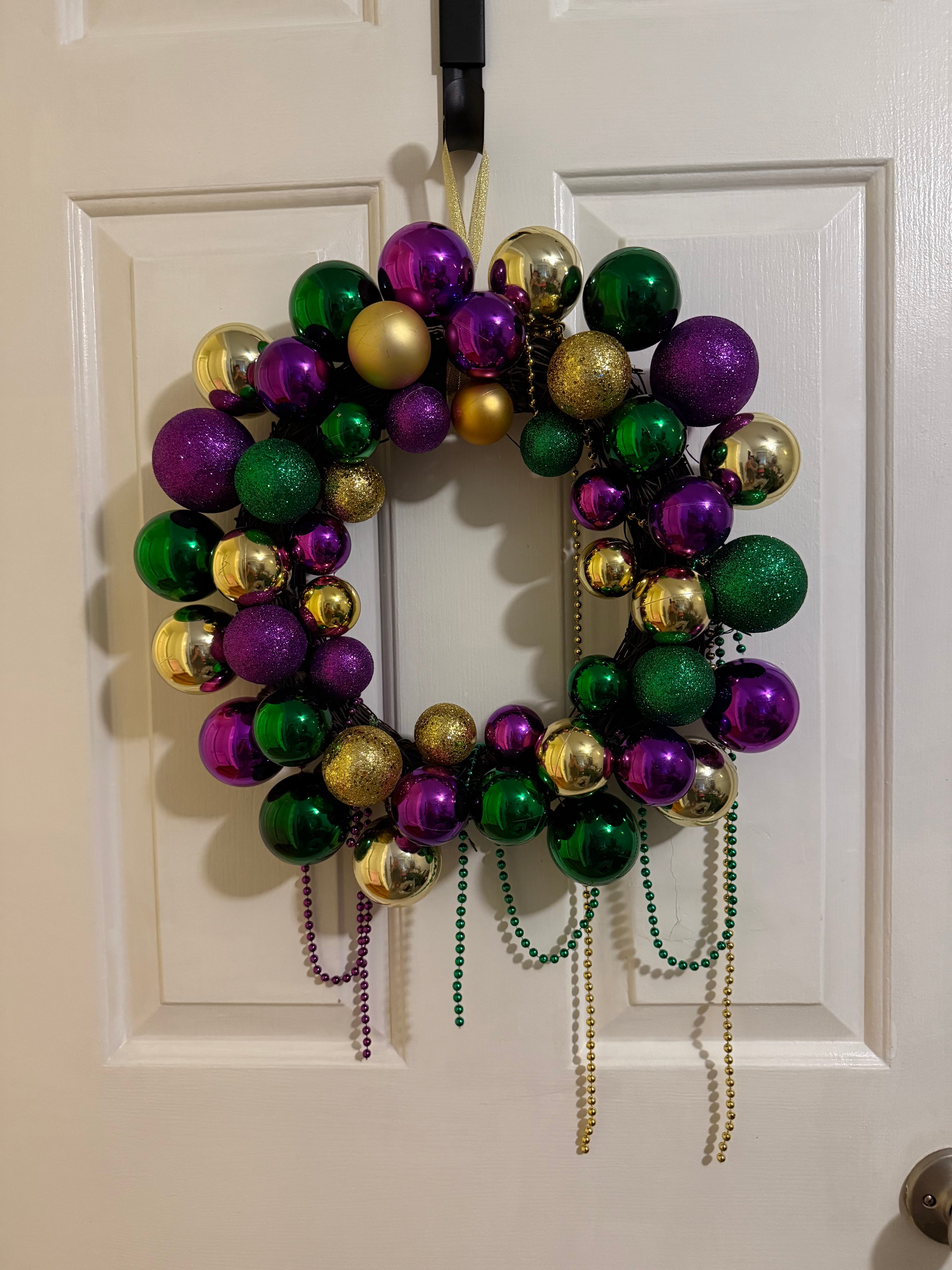 Mardi Gras Wreath