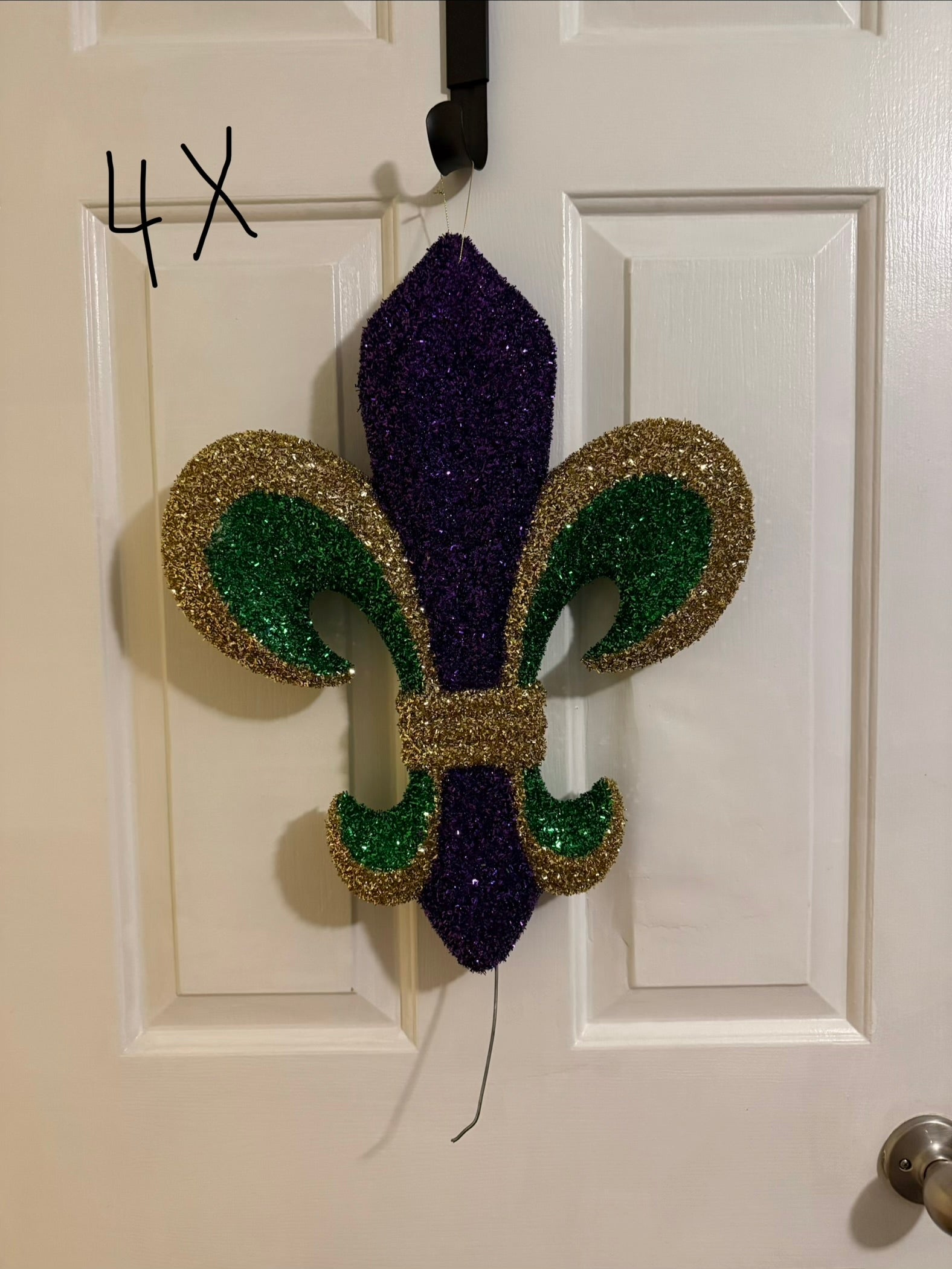Mardi Gras Fleur de lis - LOT of 4