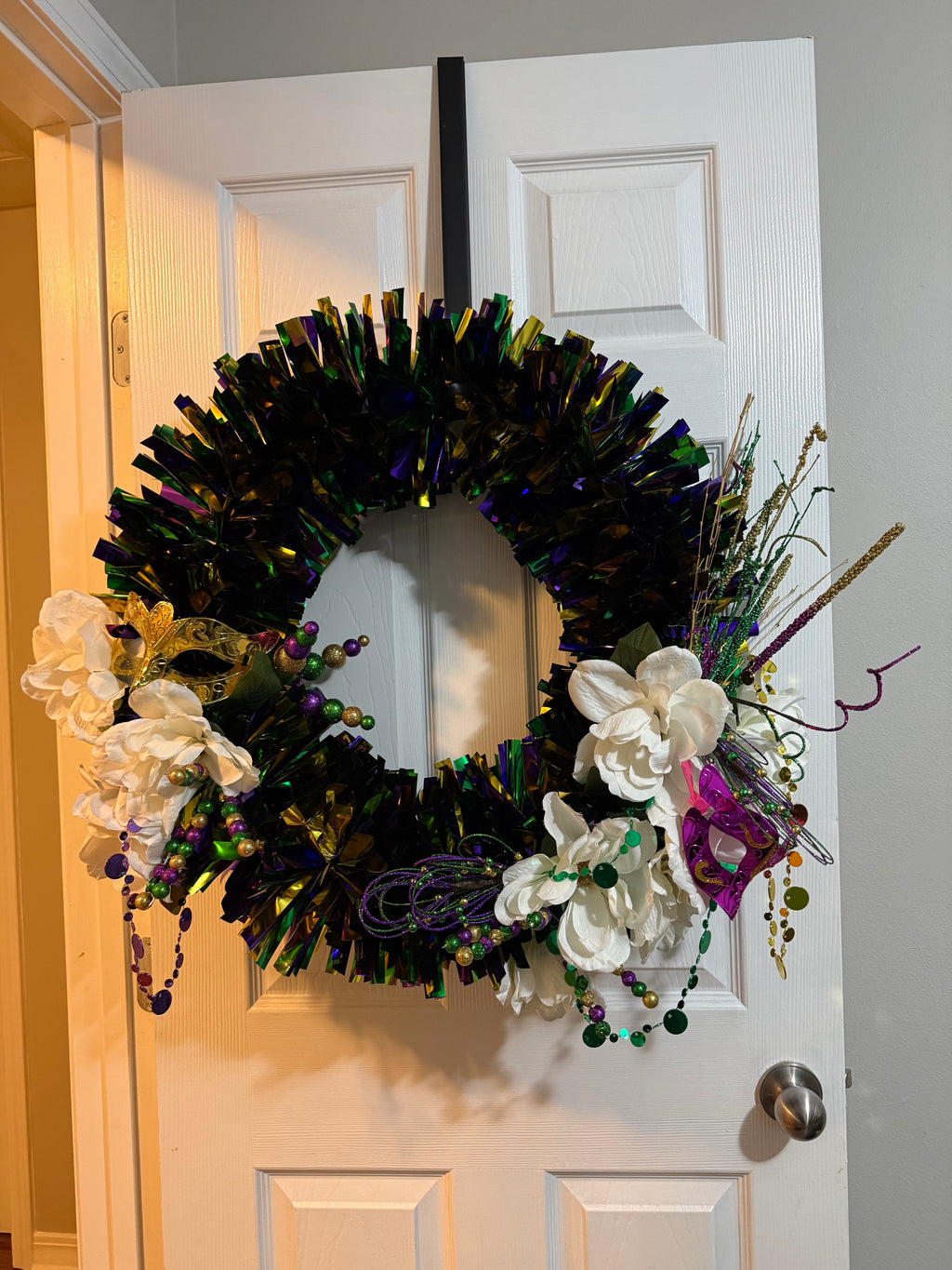 Mardi Gras Wreath- set of 2