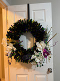 Mardi Gras Wreath- set of 2