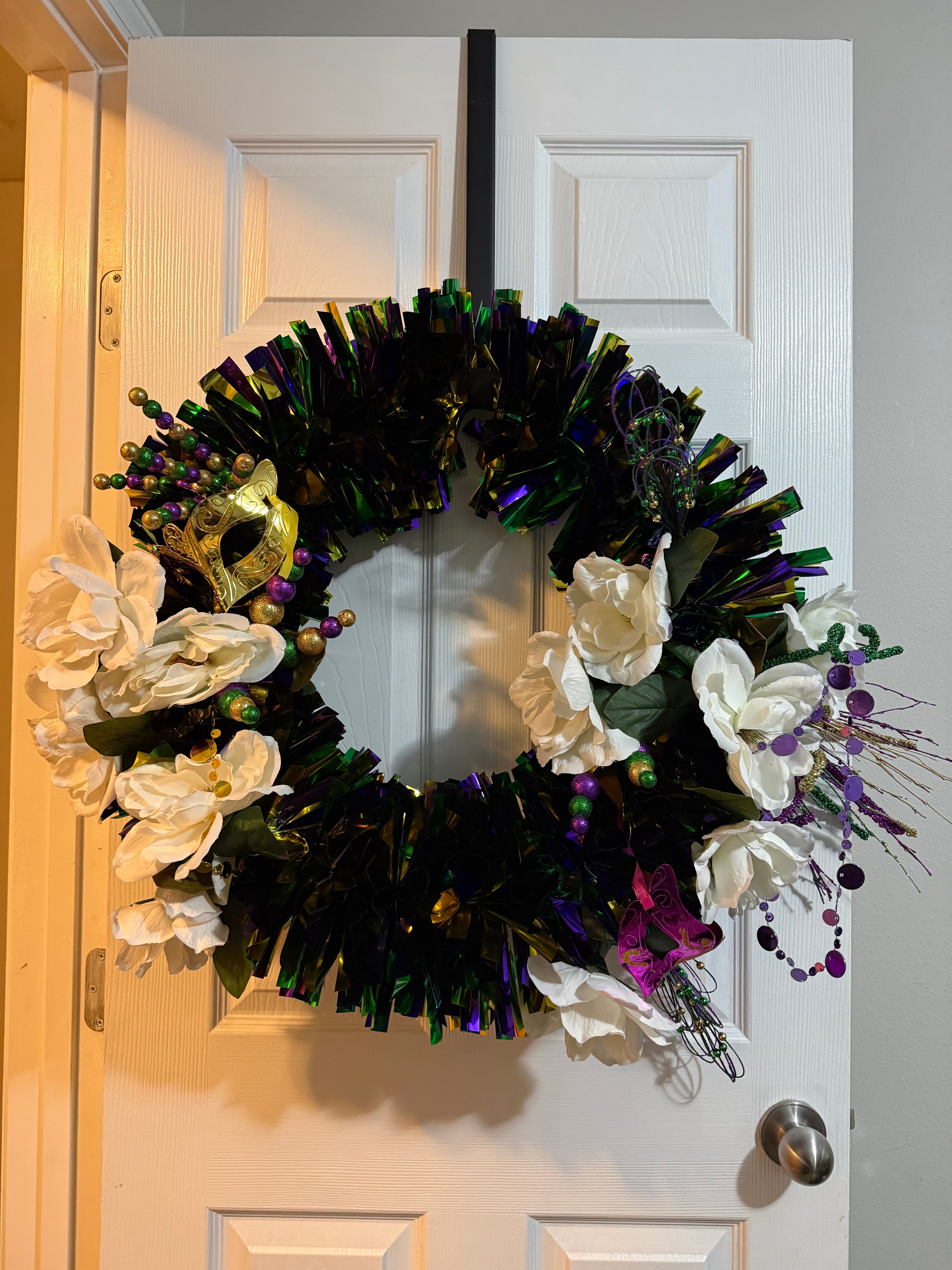 Mardi Gras Wreath- set of 2