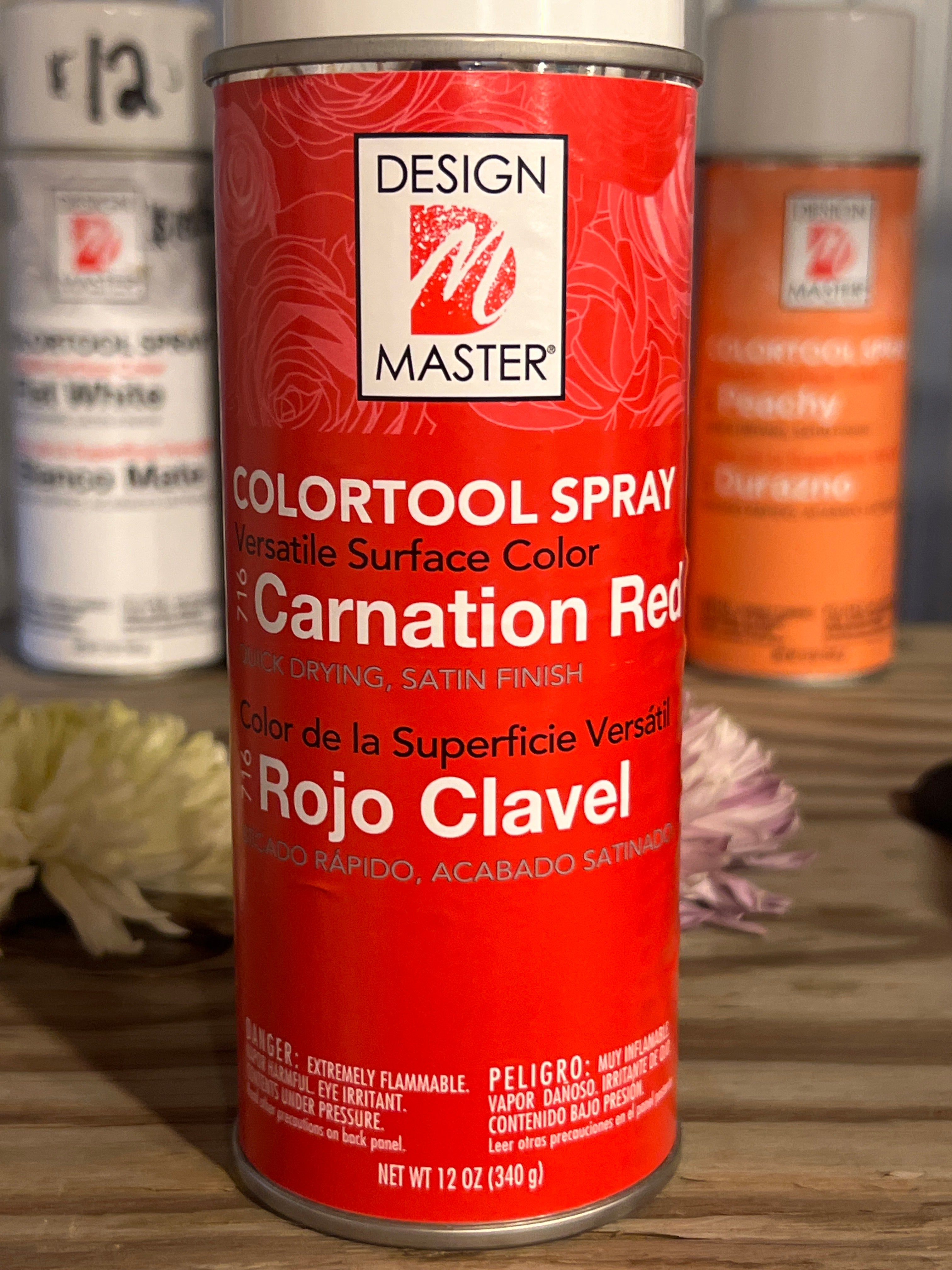 Paint, Design Master, Carnation Red