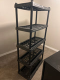 Black shelf