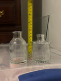 4” Bud Vases (31 total) in Storage Rack