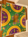 Mardi Gras Flags (Set of 4)