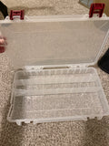Clear organizer with dividers - SNACKLE BOX
