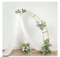 Gold Crescent Arch for Florals or Balloons-8ft